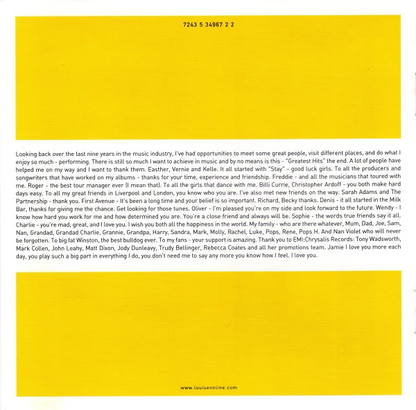 Louise - Changing Faces - The Best Of Louise (CD, Comp) - Image 4