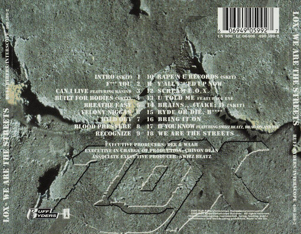 LOX* - We Are The Streets (CD, Album) - Image 2
