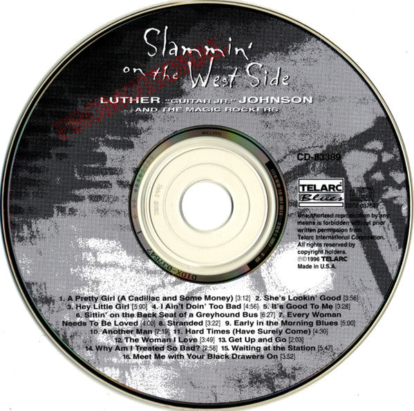 Luther "Guitar Jr." Johnson* And The Magic Rockers - Slammin' On The West Side (CD, Album) - Image 5