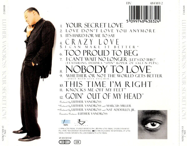 Luther Vandross - Your Secret Love (CD, Album) - Image 2
