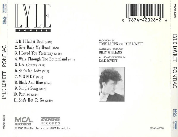 Lyle Lovett - Pontiac (CD, Album) - Image 2