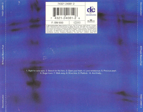 M People - Bizarre Fruit (CD, Album) - Image 3