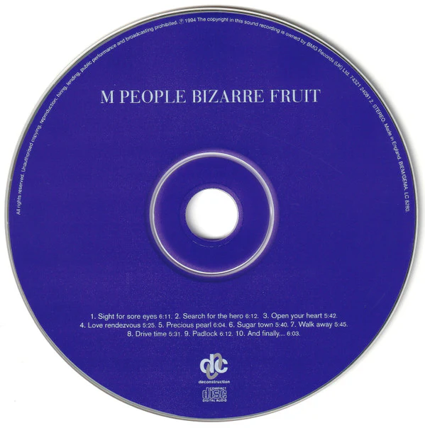 M People - Bizarre Fruit (CD, Album) - Image 4