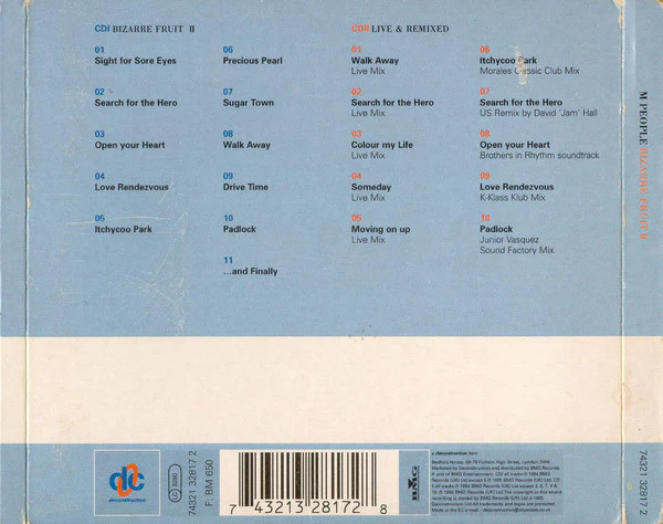 M People - Bizarre Fruit II (2xCD, Album, Comp, RE) - Image 2