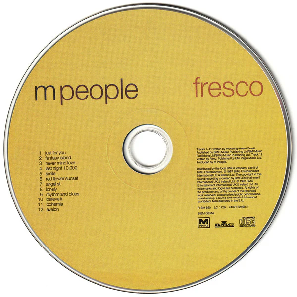 M People - Fresco (CD, Album, Son) - Image 5