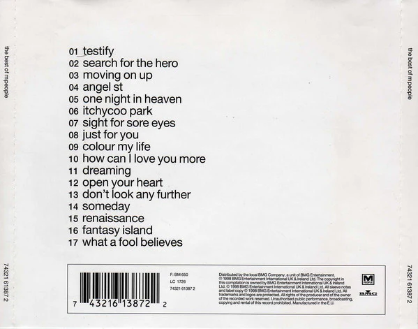 M People - The Best Of M People (CD, Comp, Dis) - Image 2