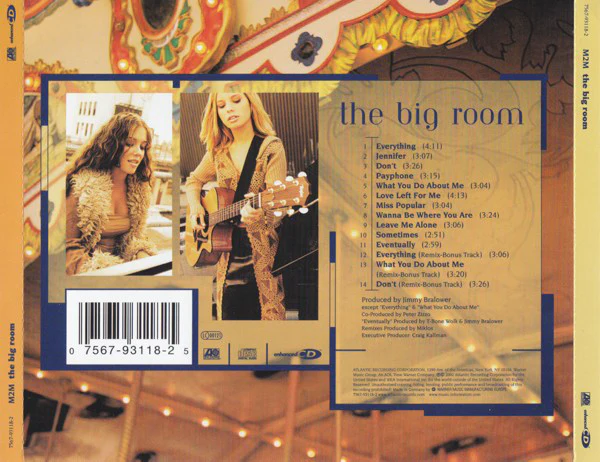 M2M - The Big Room (CD, Album, Enh) - Image 2