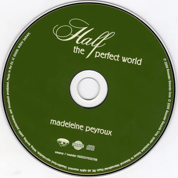 Madeleine Peyroux - Half The Perfect World (CD, Album, Sup) - Image 3