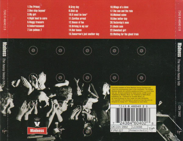 Madness - The Heavy Heavy Hits (CD, Comp) - Image 2