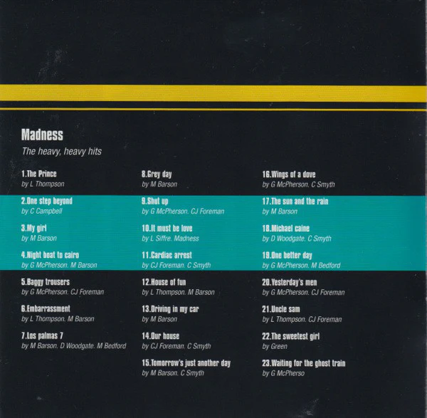 Madness - The Heavy Heavy Hits (CD, Comp) - Image 4