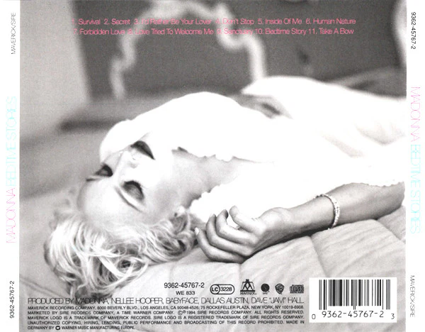 Madonna - Bedtime Stories (CD, Album) - Image 2