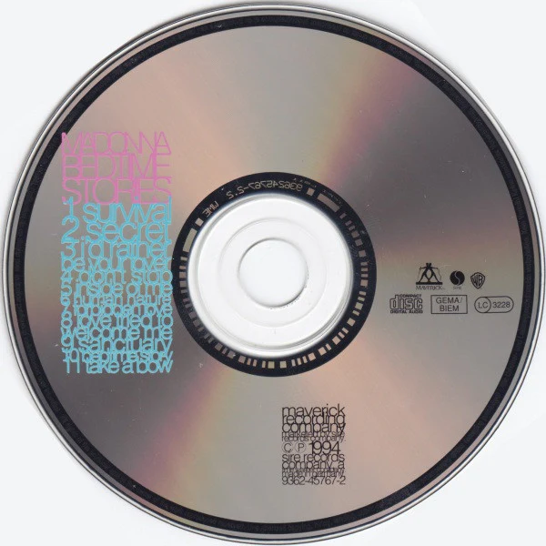 Madonna - Bedtime Stories (CD, Album) - Image 3