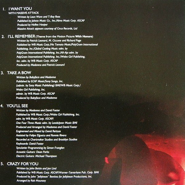Madonna - Something To Remember (CD, Comp, Flo) - Image 5