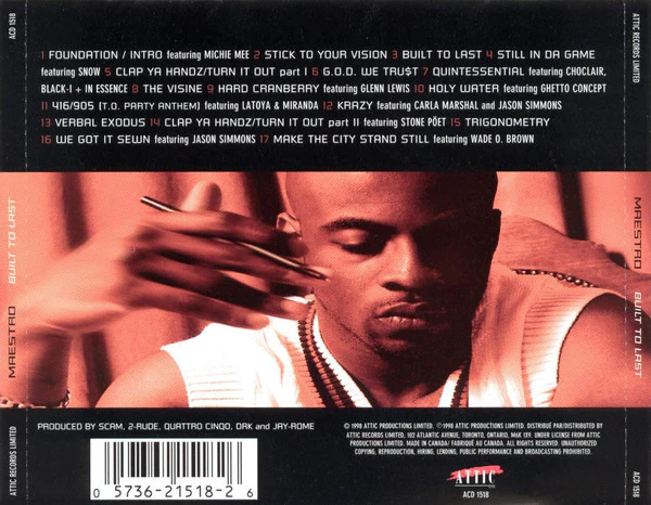 Maestro* - Built To Last (CD, Album) - Image 2