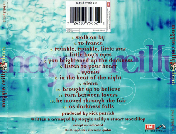 Maggie Reilly - Elena (CD, Album) - Image 2