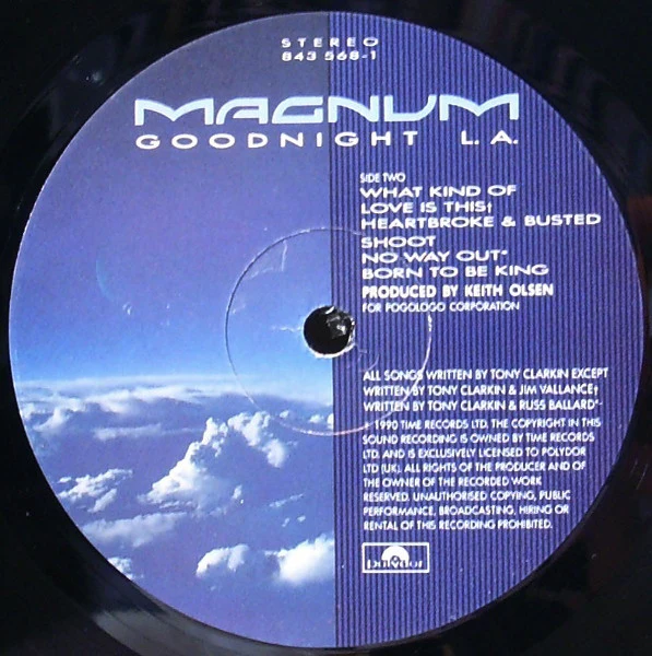 Magnum - Goodnight L.A. (LP, Album) - Image 3