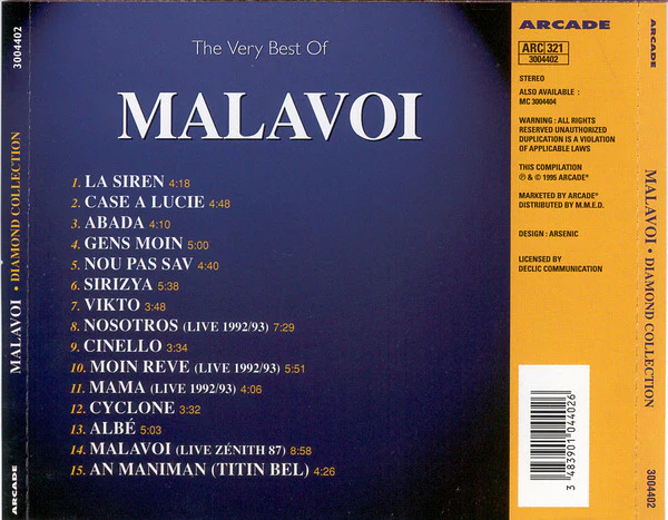 Malavoi - The Very Best Of Malavoi (CD, Comp) - Image 2