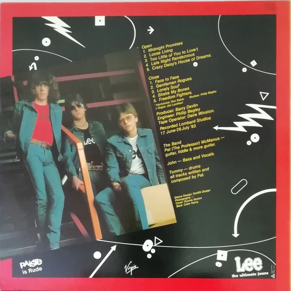 Mama's Boys - Turn It Up (LP, Album) - Image 2
