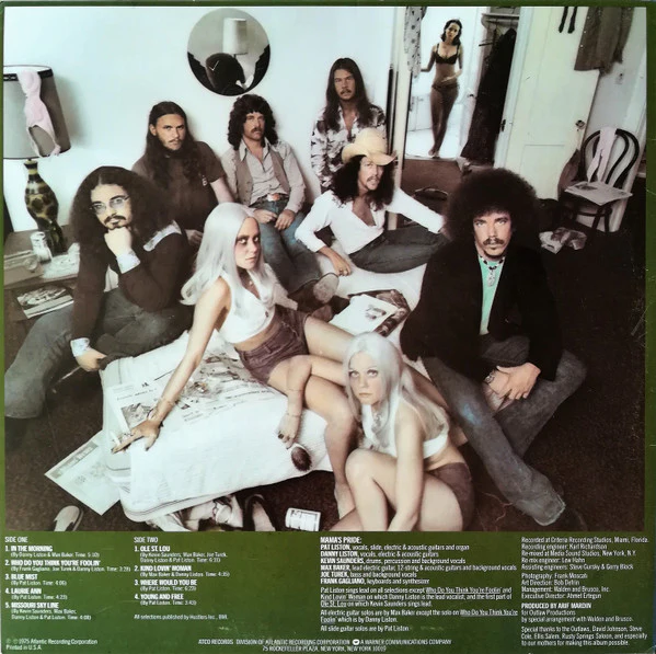 Mama's Pride (2) - Mama's Pride (LP, Album, Pre) - Image 2