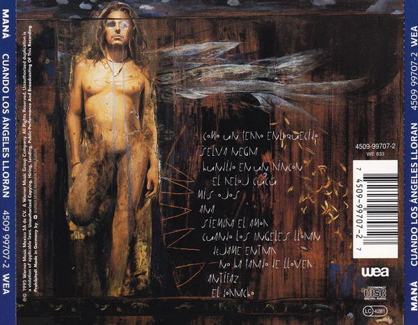 Maná - Cuando Los Ángeles Lloran (CD, Album) - Image 2