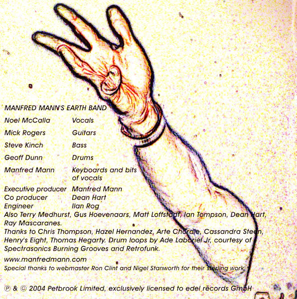 Manfred Mann '06 With Manfred Mann's Earth Band Featuring Chris Thompson / Thomas D / Dean Hart / Barbara Thompson - 2006 (CD, Album, Copy Prot.) - Image 4