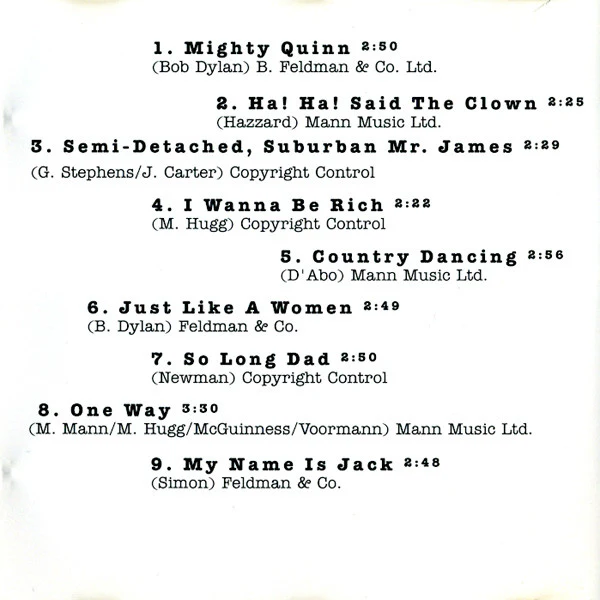 Manfred Mann - The Greatest Hits (CD, Comp) - Image 5