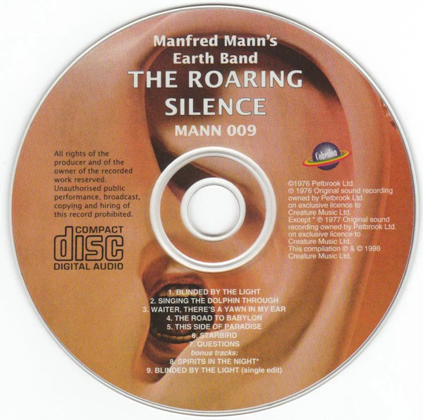 Manfred Mann's Earth Band - The Roaring Silence (CD, Album, RE, RM) - Image 3