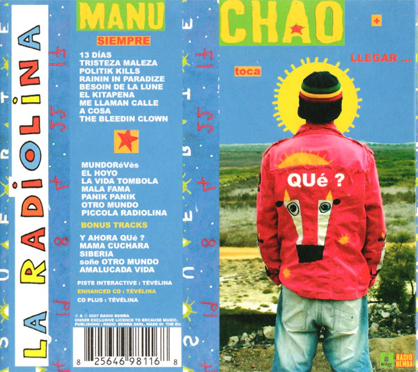 Manu Chao - La Radiolina (CD, Album, Enh) - Image 2