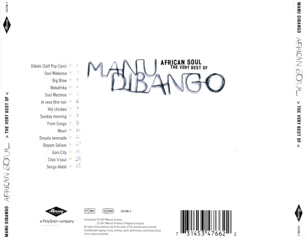 Manu Dibango - African Soul > The Very Best Of < (CD, Comp) - Image 2