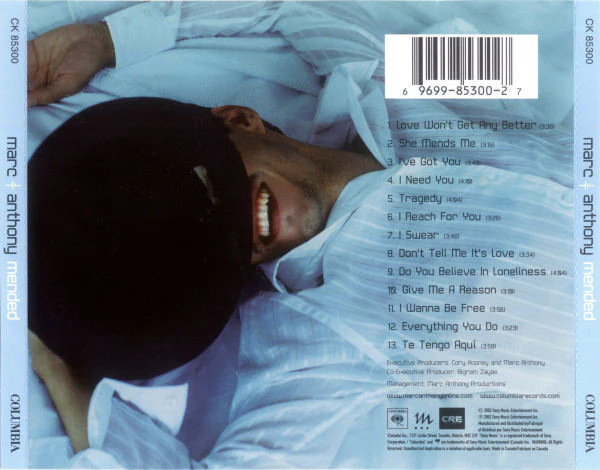 Marc Anthony - Mended (CD, Album) - Image 2
