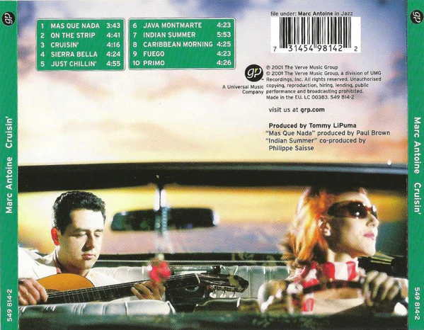 Marc Antoine - Cruisin' (CD, Album) - Image 2