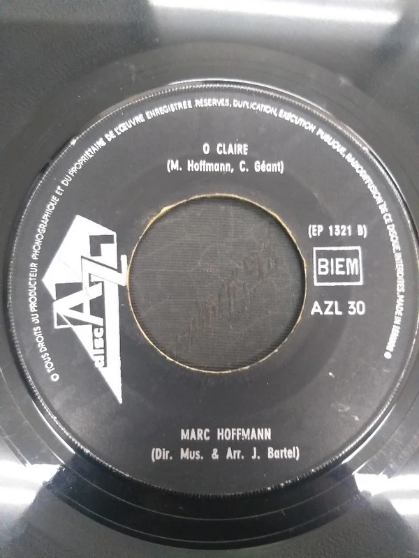 Marc Hoffmann (2) - Ma Tendresse / O Claire (7", Single) - Image 2