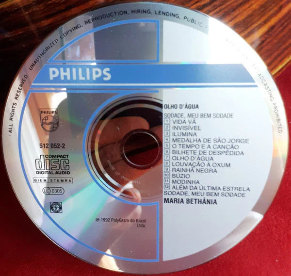 Maria Bethânia - Olho D'Água (CD, Album) - Image 3