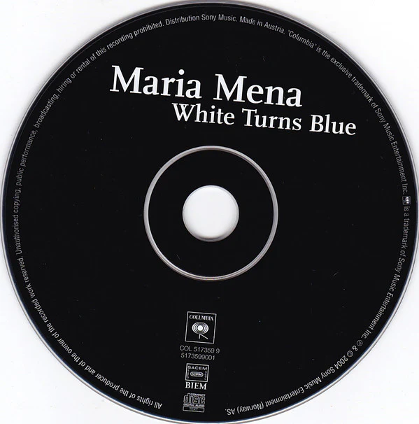 Maria Mena - White Turns Blue (CD, Album) - Image 3