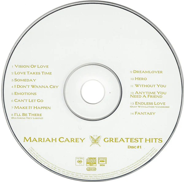 Mariah Carey - Greatest Hits (2xCD, Comp) - Image 3