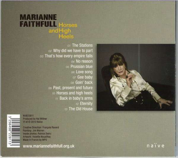 Marianne Faithfull - Horses And High Heels (CD, Album) - Image 2