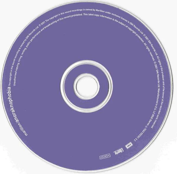Marillion - Anoraknophobia (HDCD, Album) - Image 3