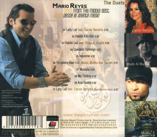 Mario Reyes (2) - The Gipsy Man (CD, Album) - Image 2