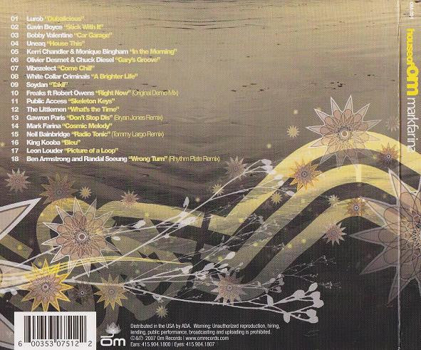 Mark Farina - House Of OM (CD, Mixed) - Image 2