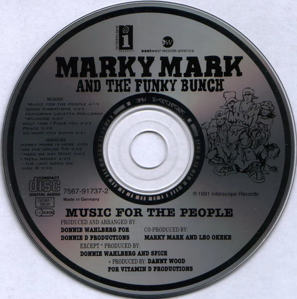 Marky Mark & The Funky Bunch - Music For The People (CD, Album) - Image 3