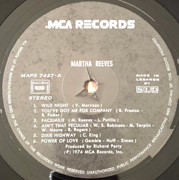 Martha Reeves - Martha Reeves (LP, Album) - Image 3