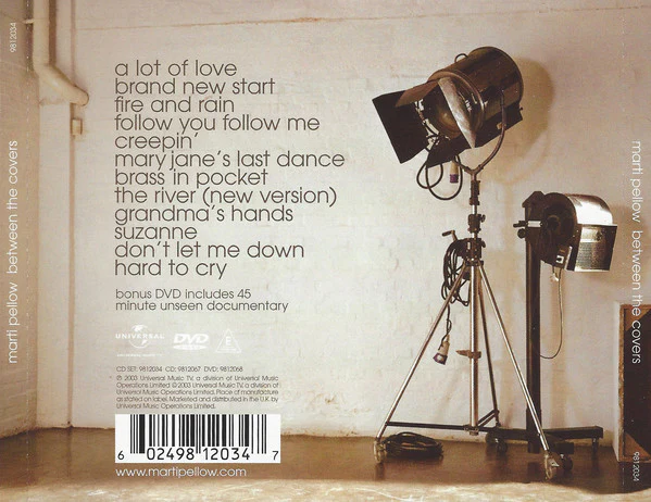 Marti Pellow - Between The Covers (CD, Album, S/Edition + DVD) - Image 2