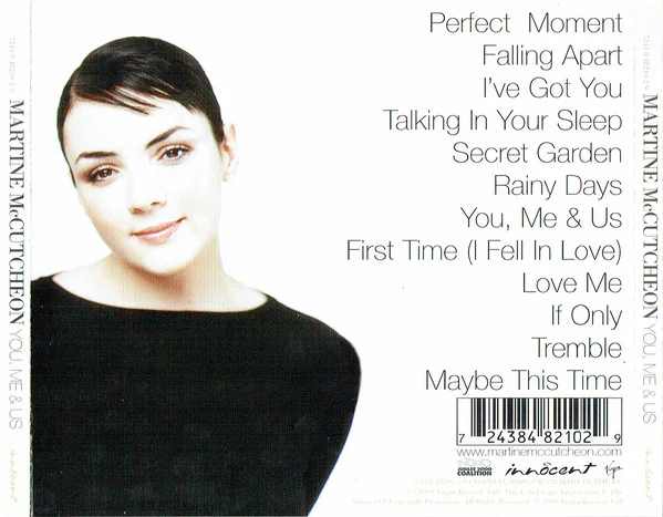Martine McCutcheon - You Me & Us (CD, Album, Ude) - Image 2