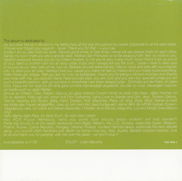 Marusha - No Hide No Run (CD, Album) - Image 5