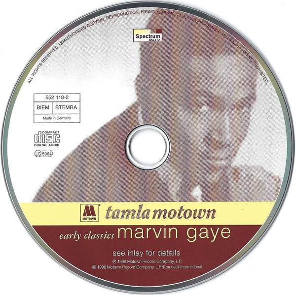 Marvin Gaye - Early Classics (CD, Comp) - Image 3