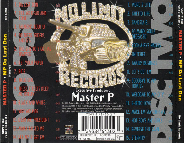 Master P - MP Da Last Don (2xCD, Album) - Image 2