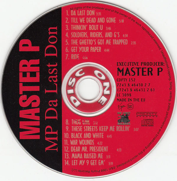 Master P - MP Da Last Don (2xCD, Album) - Image 3