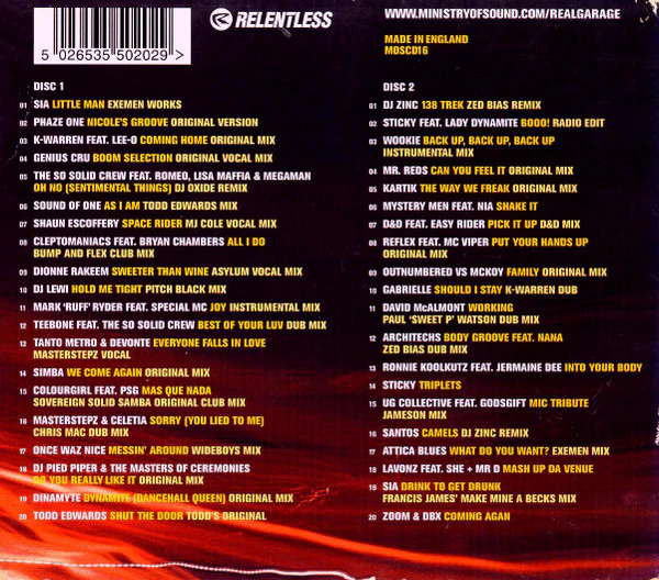 Masterstepz* - Real Garage (2xCD, Comp, Mixed) - Image 2