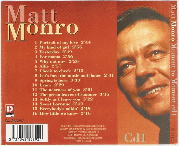 Matt Monro - Moment To Moment (3xCD, Comp) - Image 4