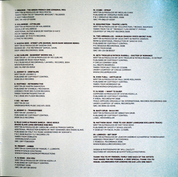 Matthew Dear - Body Language Vol. 7 (CD, Mixed) - Image 4